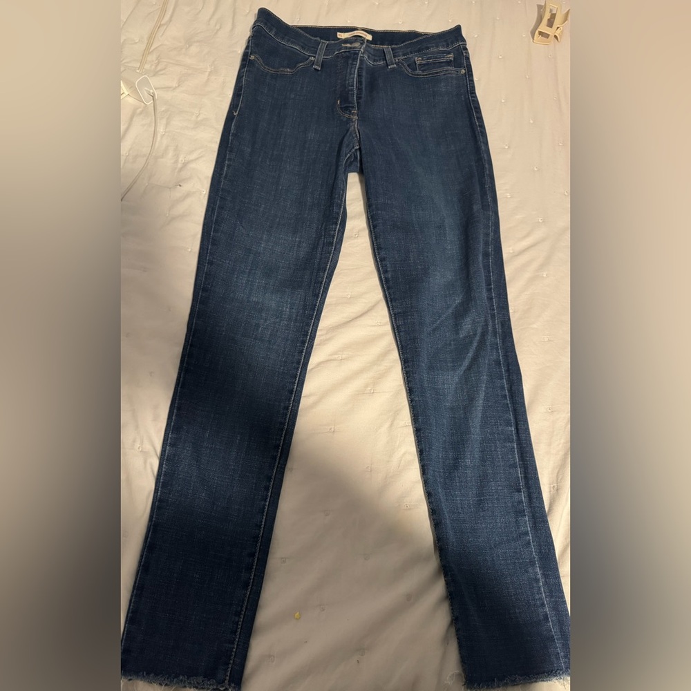 Levi's Dark Blue Shaping Skinny Jeans